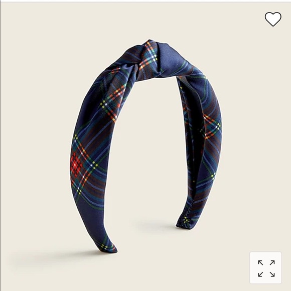 J crew‎ crewcuts Girls' knot headband in navy tartan plaid
Item BD125 - Picture 1 of 2